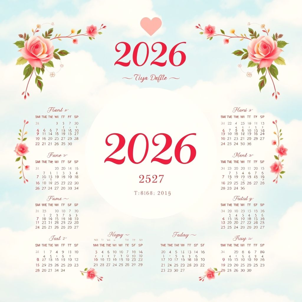 ฤกษ์งามยามดี! ปฏิทินแต่งงาน 2569 ฟรี สำหรับวันแห่งความรัก